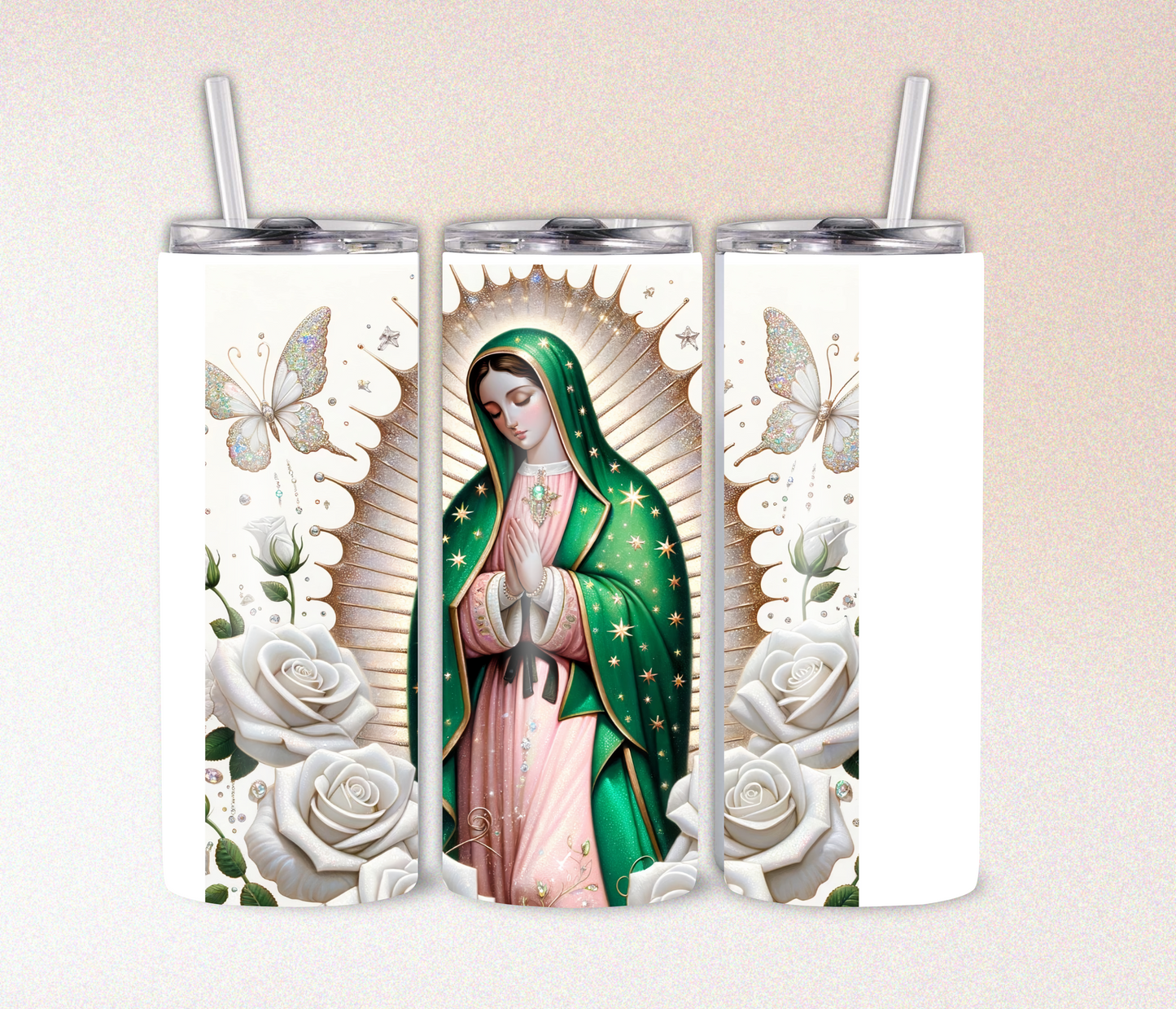 Our Lady of Guadalupe 1 - 20oz Skinny Tumblers