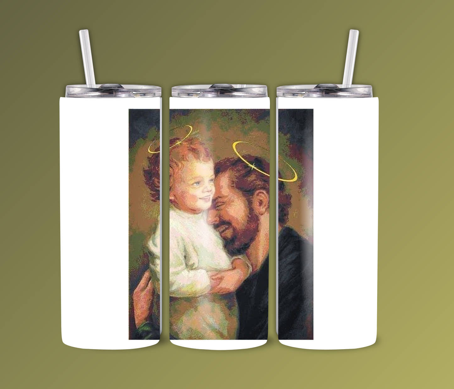 Saint Joseph and Child - 20oz Skinny Tumblers