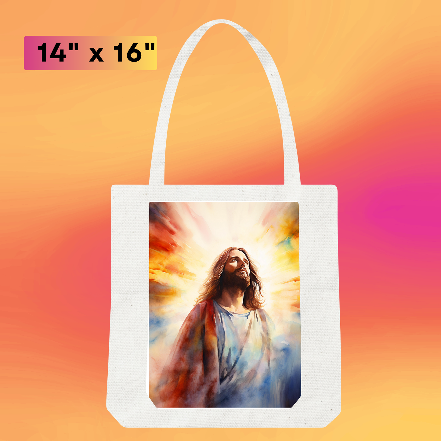 Tote Jesus in Colors 1