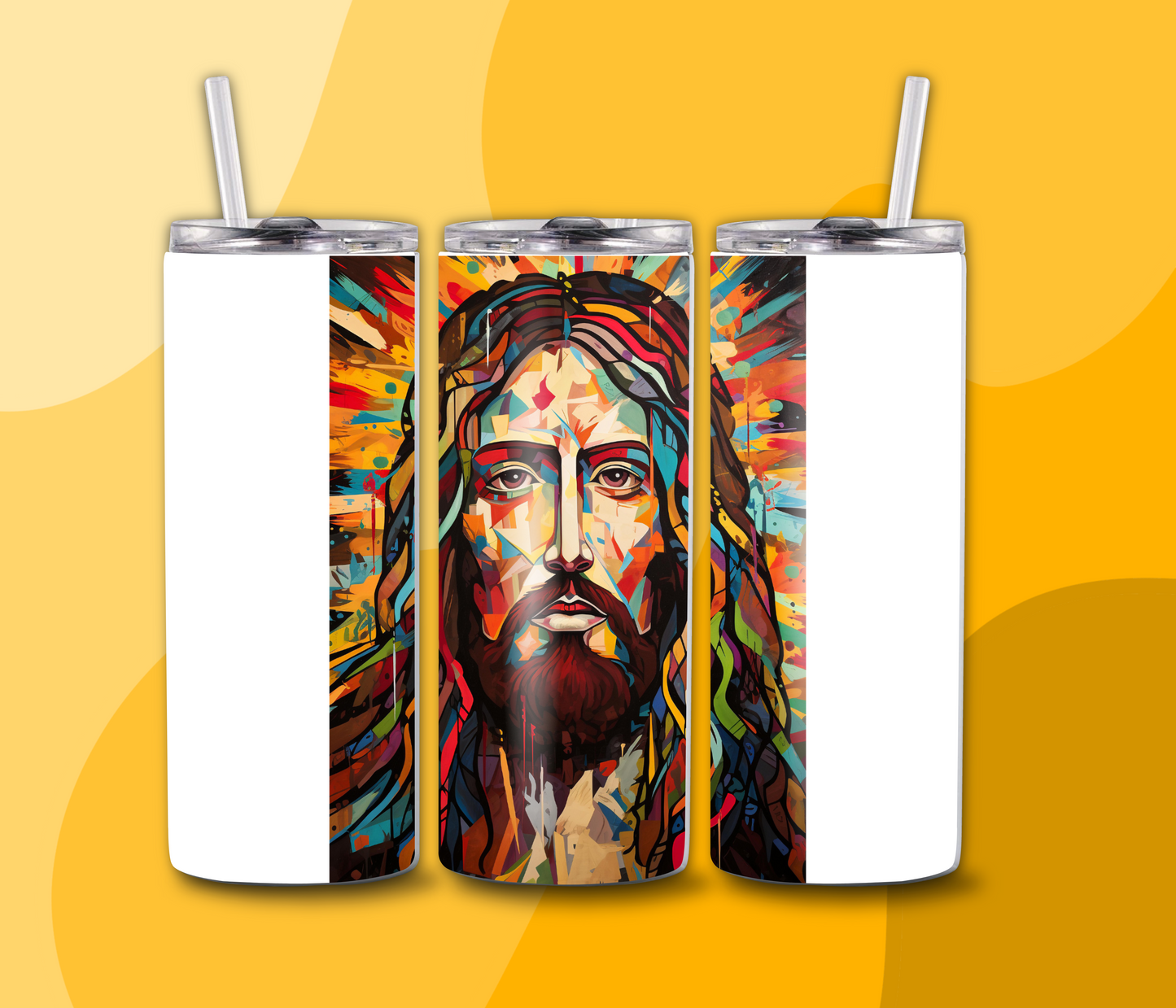 Jesus in Colors 2 - 20oz Skinny Tumblers