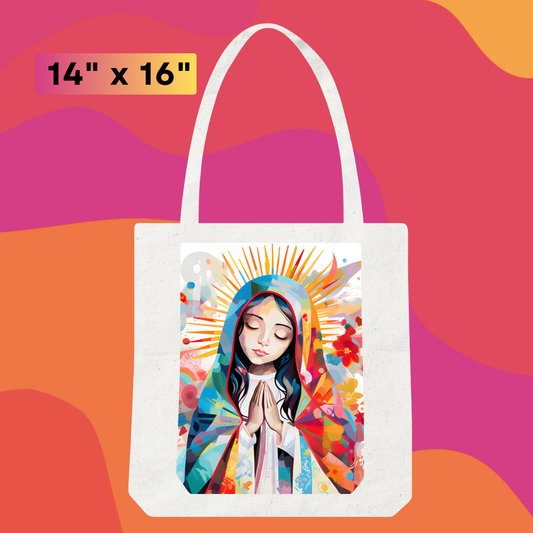 Tote Virgin Mary Girl 1