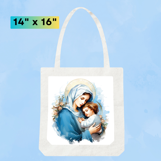Tote Virgin Mary and Child