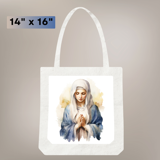 Tote Virgin Mary Praying Hands 2