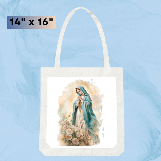 Tote Virgin Mary Praying Hands 4