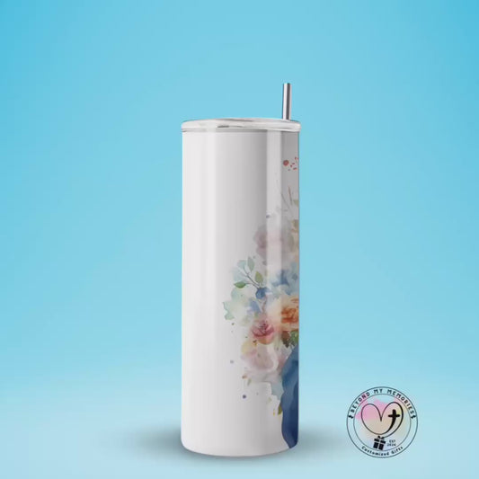 Virgin Mary Praying Hands 1 - 20oz Skinny Tumblers
