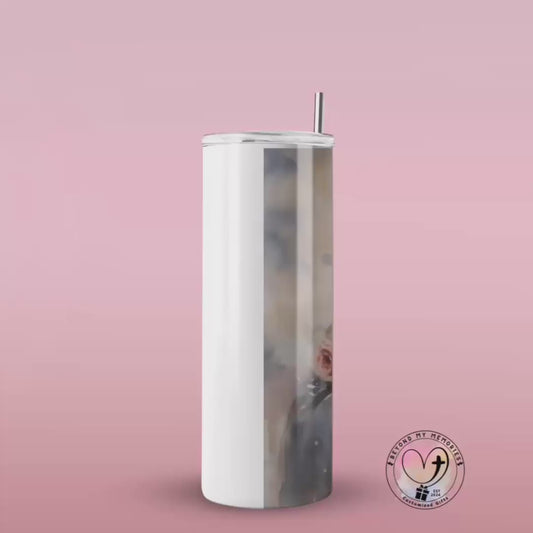 Virgin Mary with Roses - 20oz Skinny Tumblers